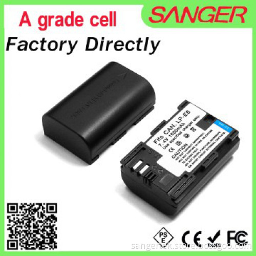Replacement battery for canon LP-E6